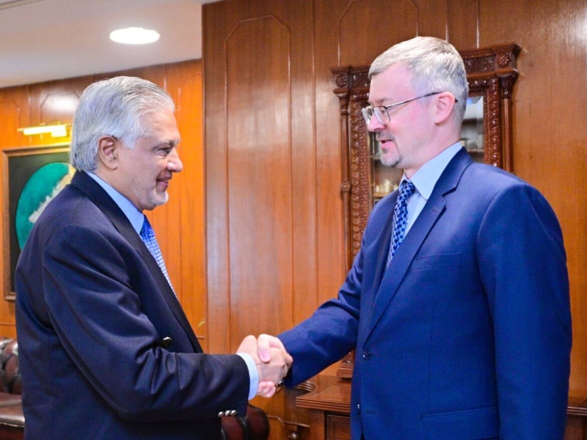 Russian Ambassador meets Foreign Minister Ishaq Dar, discusses Pak-Russia relations