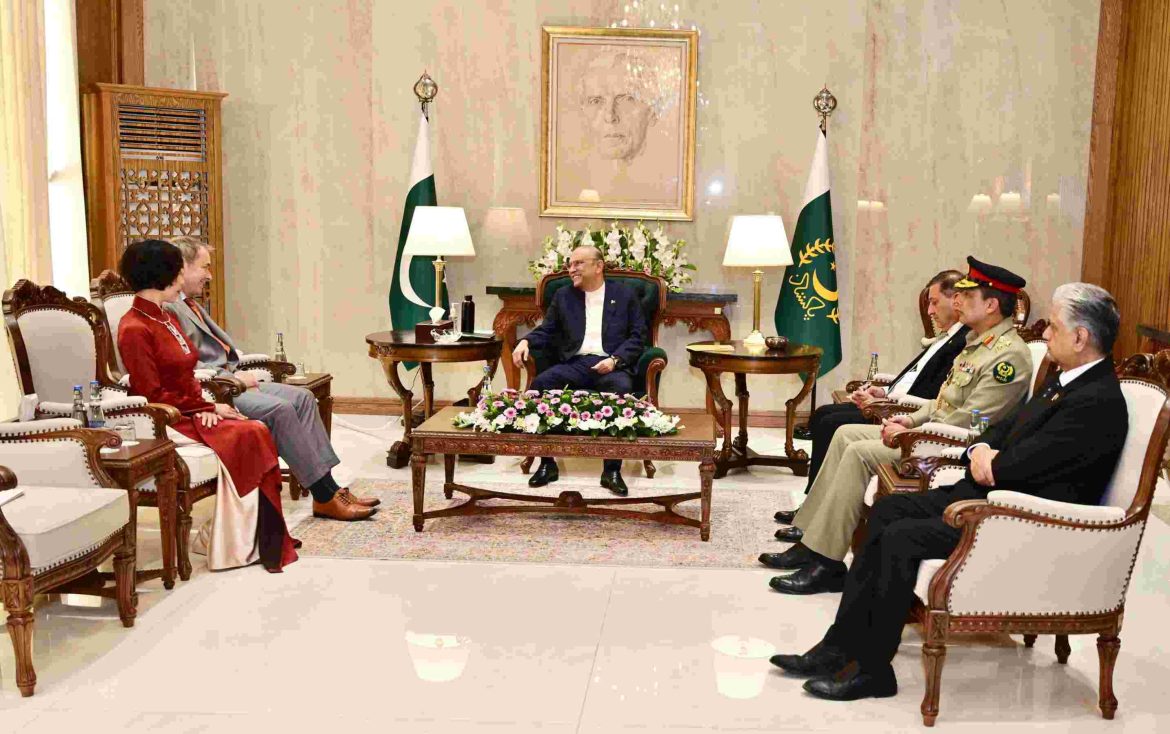 France, French Ambassador, Jean-Noel Poirier, Asif Ali Zardari, Pakistan France Relations, Diplomatic Relations, Credentials Ceremony